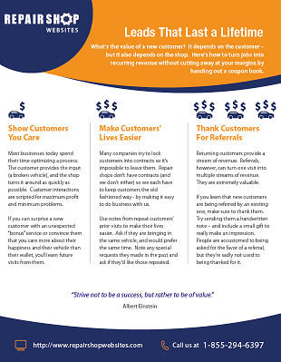 Preview of Leads that Last a Lifetime PDF