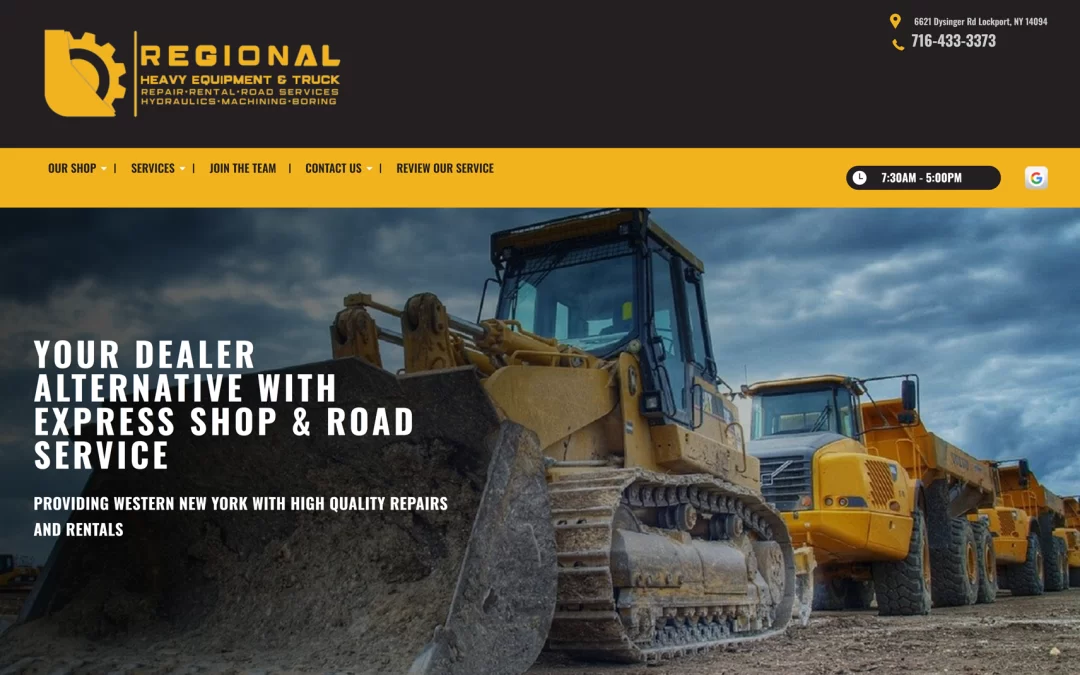 Design 12.1 – Regional Heavy Equipment & Truck